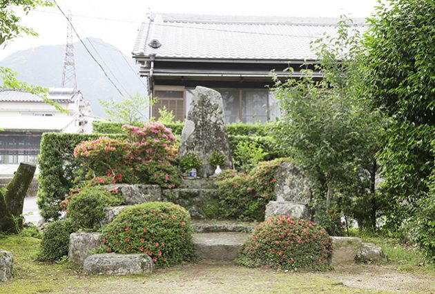 弁慶産屋の楠跡